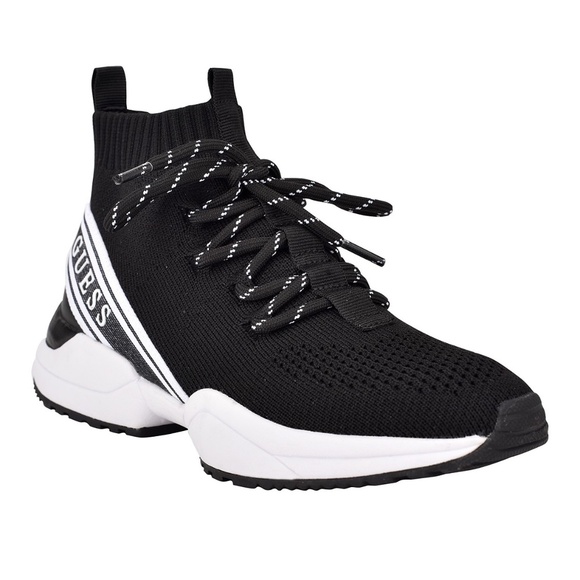 New GUESS Brite Knit High-Top Sneakers - Picture 1 of 5